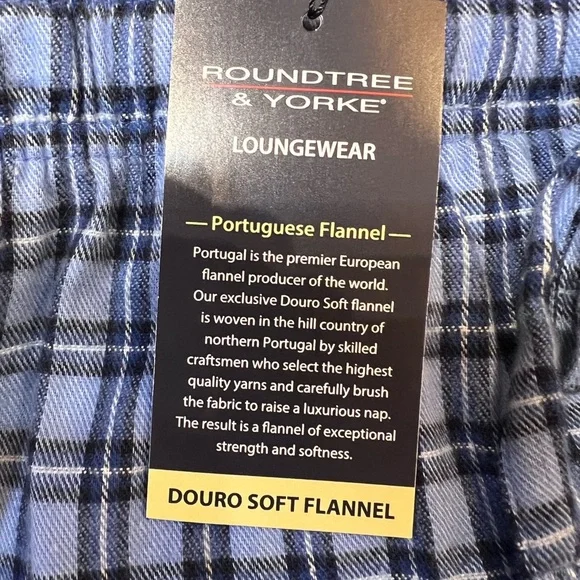NWT $50 2XB Men’s Roundtree & York Pajama Pants - Picture 5 of 6